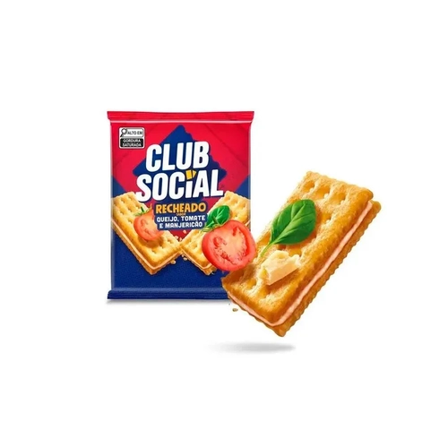 Biscoito Club Social Recheado Queijo/Tomate Mond 26,5G