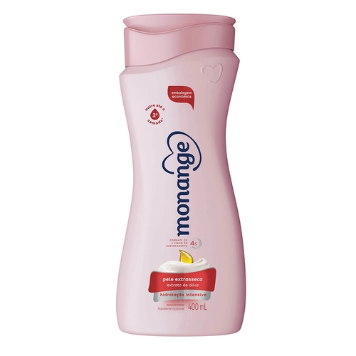 Loção Hidratante Corporal Monange Hidratação Essencial Pele Extra Seca 400ml