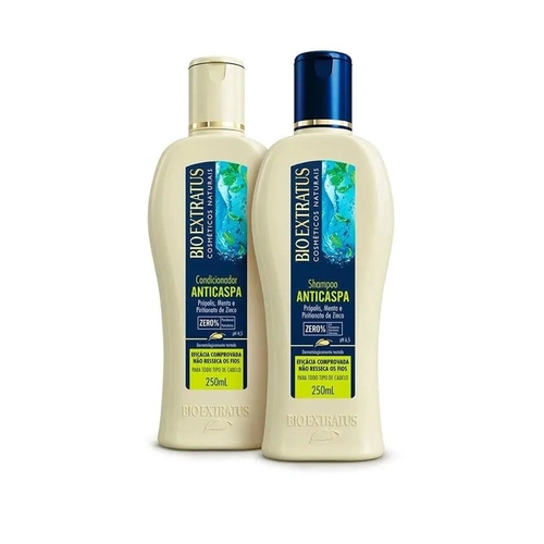 Kit Bio Extratus Anticaspa Shampoo 250ml + Condicionador 150ml