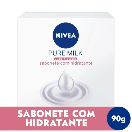 Sabonete em Barra Nivea Pure Milk Sensitive 90G