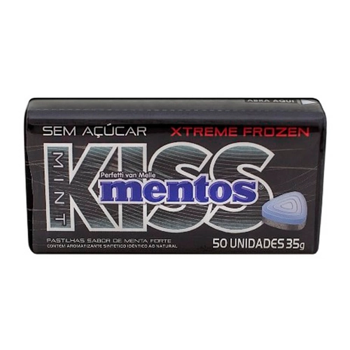 Bala Mentos Kiss Menta Forte 35G