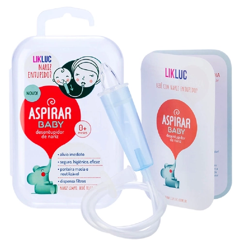 Aspirador Nasal Aspirar Baby Likluc Com Estojo