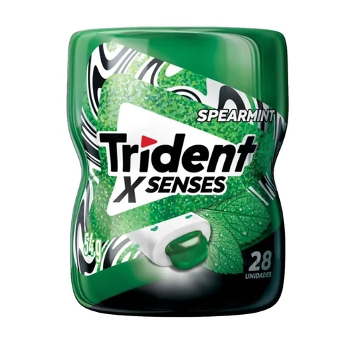 Chiclete Trident X Senses Menta Pote 54G