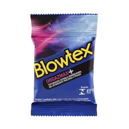 Preservativo Blowtex  Orgazmax 3 Unidades