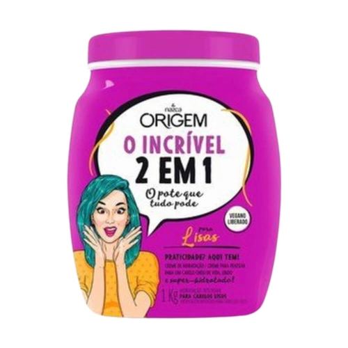 Creme De Tratamento Origem Potão Lisos 2 em 1 1Kg