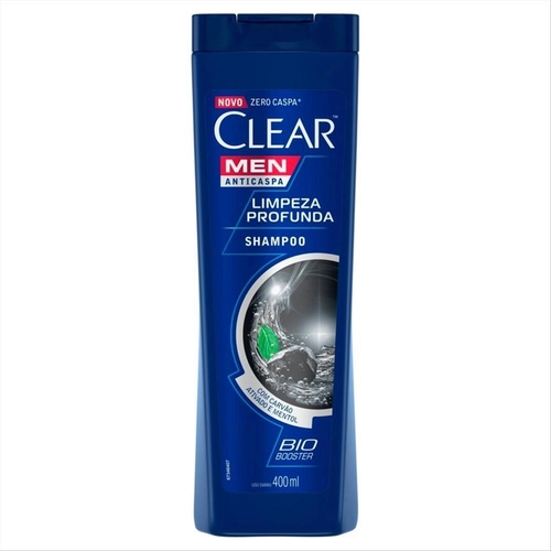 Shampoo Clear Anticaspa Men Limpeza Profunda 200ml