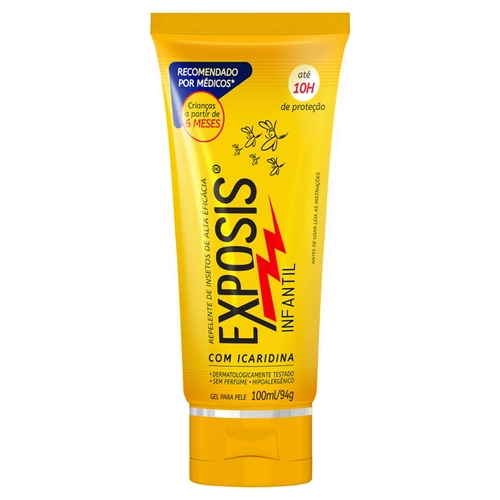 Repelente De Insetos Exposis Infantil Gel 100G