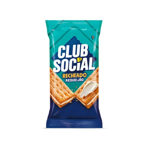 Biscoito Club Social Recheado Requeijão 28G