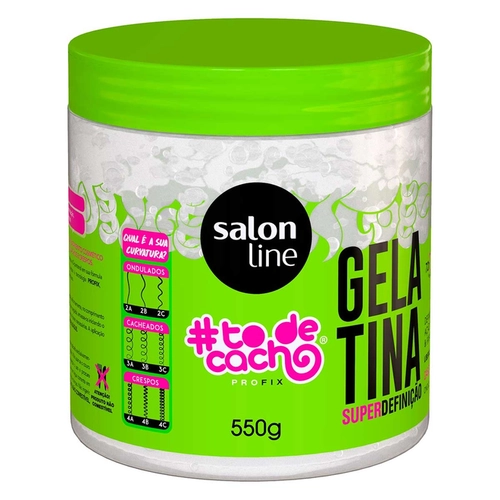 Gelatina Super Definição To De Cacho Salon Line 550G