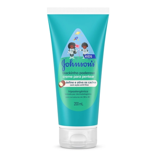 Creme Para Pentear Johnson s Kids Blackinho Poderoso 200ml