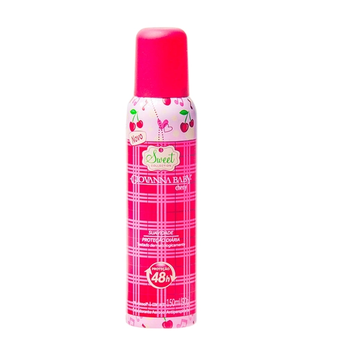 Desodorante Aerosol Cherry Giovanna Baby 150Ml
