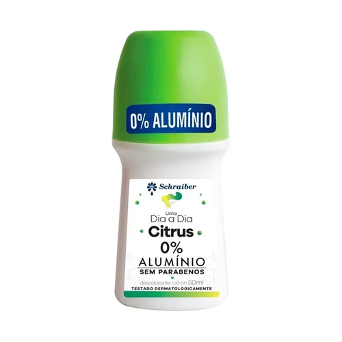 Desodorante Roll-On Sem Alumínio Citrus 50Ml Schraiber
