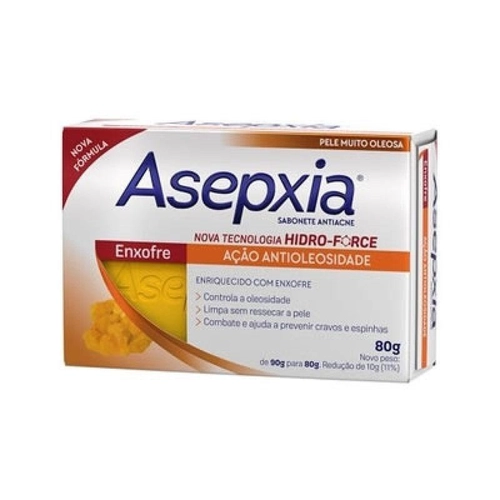 Sabonete Enxofre Asepxia 80G