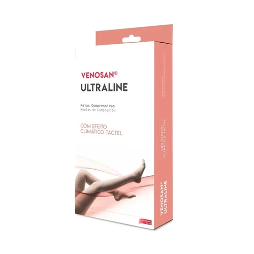 Meia Venosan Ultraline 4000 20-30 Meia Calçapequeno Pe Fechado Taupe