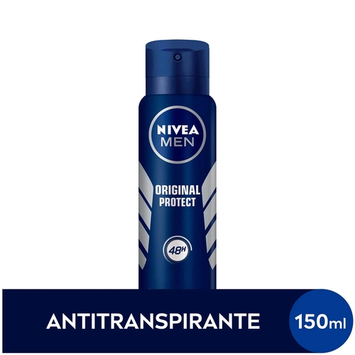 Desodorante Aerosol Nivea Masculino Original Protect 150ml