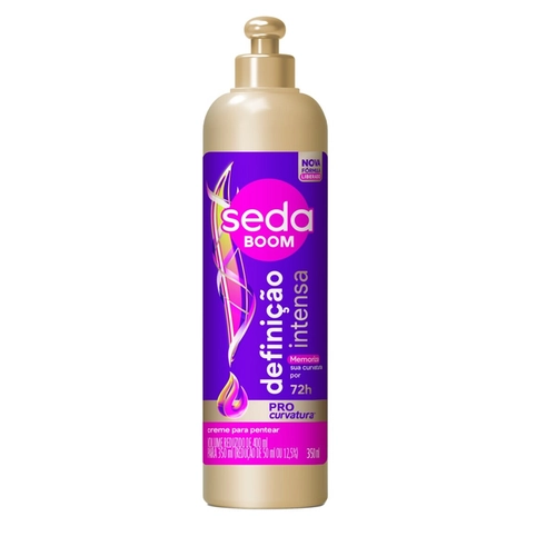 Creme Para Pentear Seda Boom Pro Curvatura Definição Intensa 350ml