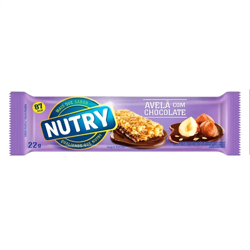 Barra De Cereal Nutry Avela com Chocolate 22G
