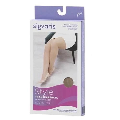 Meia Sigvaris Eversheer Meia Calçam3 20/30 Natural Pa