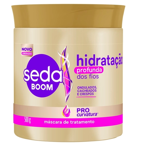 Máscara De Tratamento Seda Boom Hidratação Profunda 500G