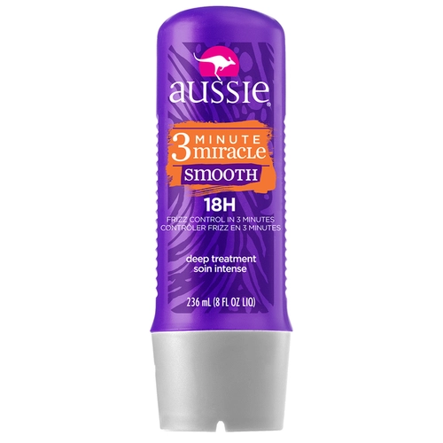 Creme De Tratamento Aussie Smooth Bye Bye Frizz 3 Minutos 236ml