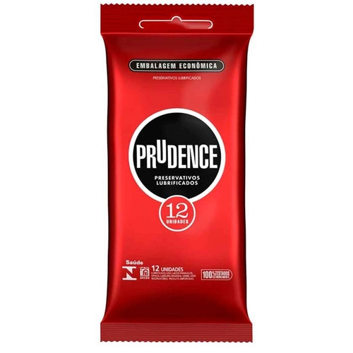 Preservativo Prudence Lubrificado 12 Unidades