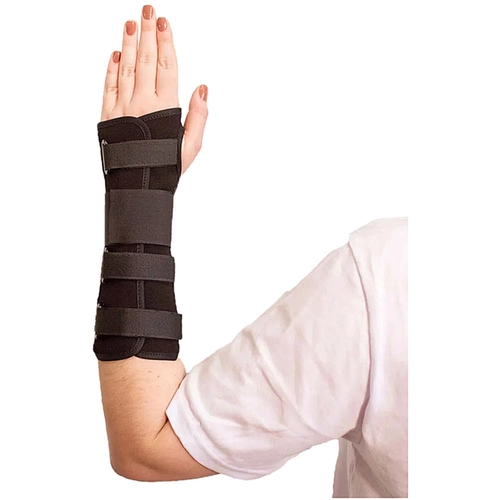 Órtese De Punho Longa Mercur Bc0057 Ebp Com Tala M Preto