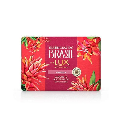 Sabonete Em Barra Lux Essencias Brasil Bromelia 120G