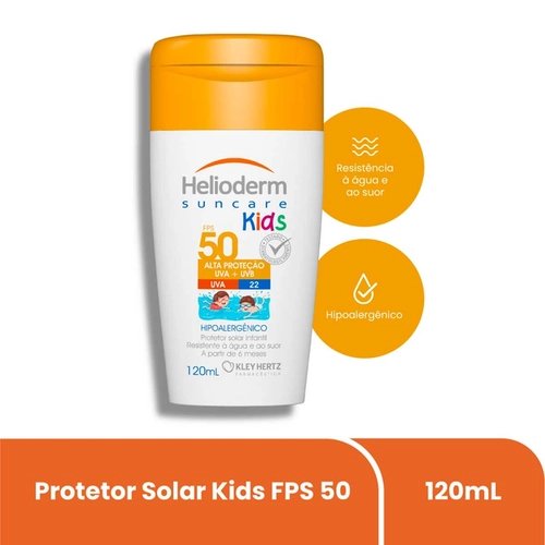 Protetor Solar Infantil Helioderm Fps50 Kids 120ml