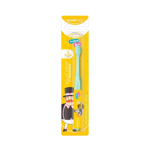 Escova Dental Powerdent Mundo Bita 6-24 Meses Infantil