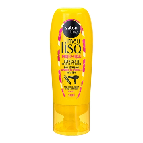 Defrizante Meu Liso Amido Milho Muito +Liso Salon Line 200Ml