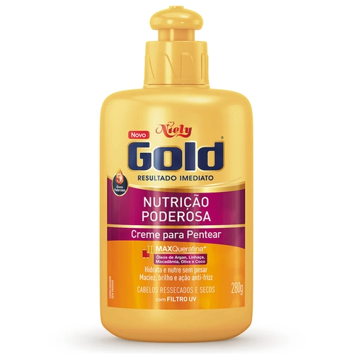 Creme Para Pentear Niely Gold Nutrição Mágica 250G