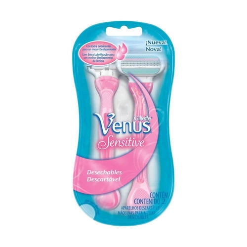 Aparelho de Depilação Gillette Venus Sensitive 2 Unidades
