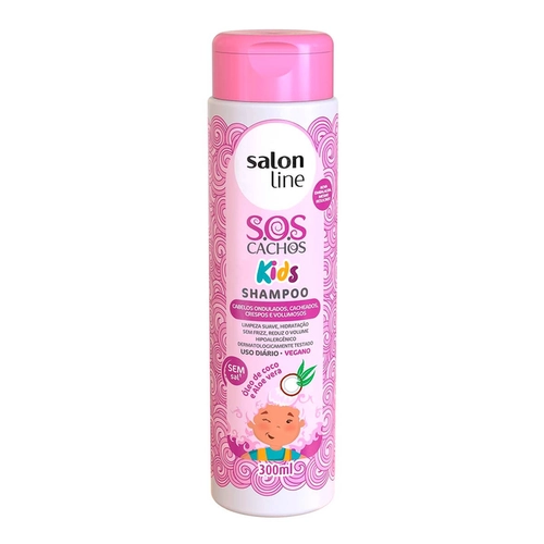Shampoo S.O.S Cachos Kids Salon Line 300Ml