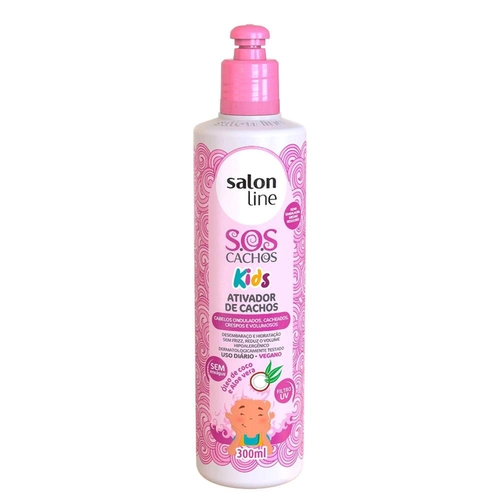 Ativador De Cachos S.O.S Cachos Kids Salon Line 300Ml