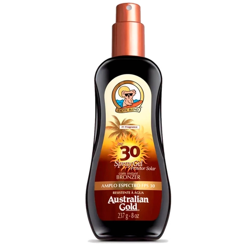 Instant Bronzer Fps30 Spray Gel Australian Gold 237Ml