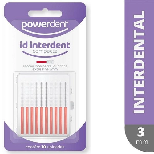 Escova Dental Powerdent Interdental 3Mm
