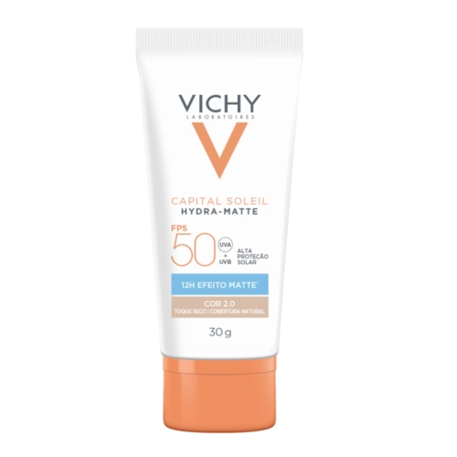 Protetor Solar Capital Soleil Hydra Matte Vichy Fps50 Cor 2.0 30G