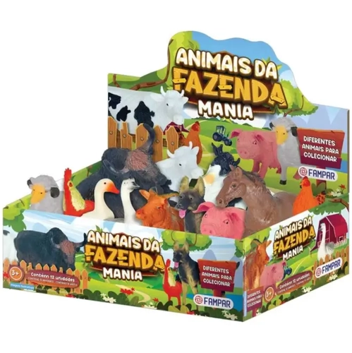 Brinquedo Animais Da Fazenda Sortidos 1unidade