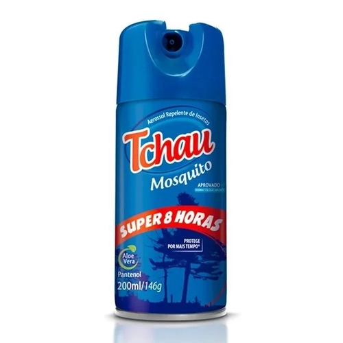 Repelente De Insetos Tchau Mosquito Super Aerosol 200Ml
