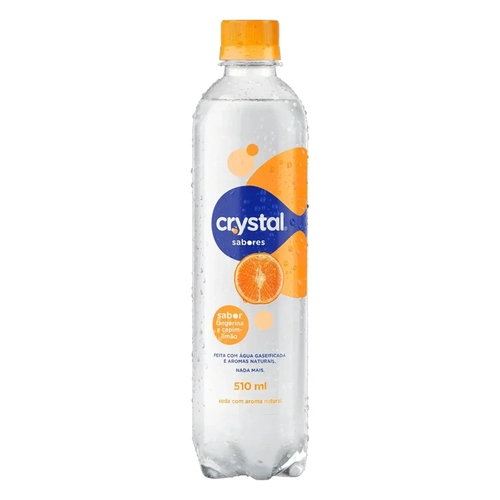 Água Saborizada Crystal Tangerina/Capim Limao 510Ml