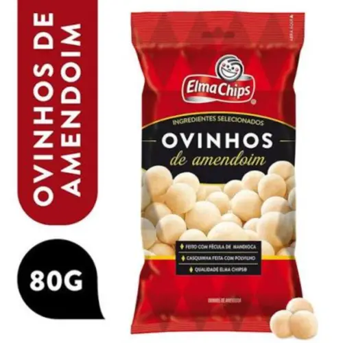 Chips Ovinho Amendoim 80G