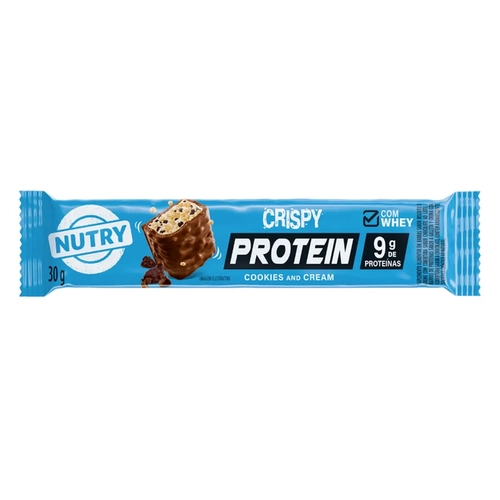 Barra De Proteína Nutry Crispy Cookies 30G