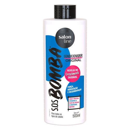Condicionador S.O.S Bomba Original Salon Line 500Ml