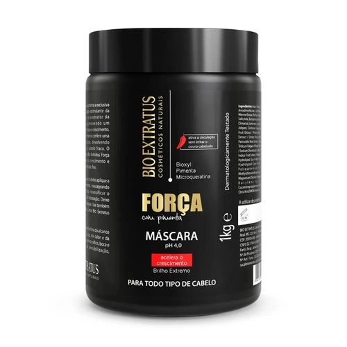 Máscara Bio Extratus Força Com Pimenta 1Kg
