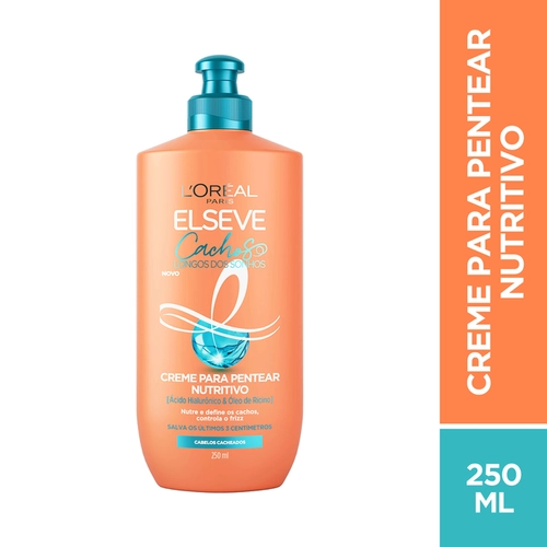 Creme Para Pentear Elseve Cachos Longos dos Sonhos 250ml