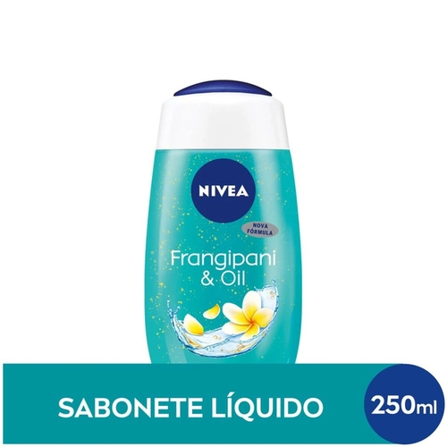 Sabonete Líquido Nivea Frangipani e Oil Refrescante 250ml