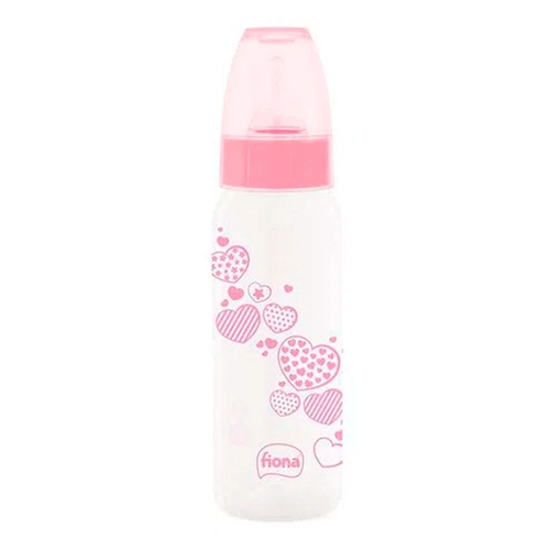 Mamadeira Fiona 240ml Classic 802430 +6 Meses Rosa