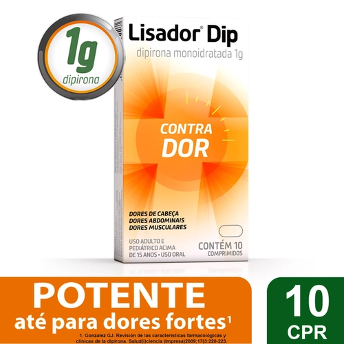 Lisador Dip 1G 10Cpr