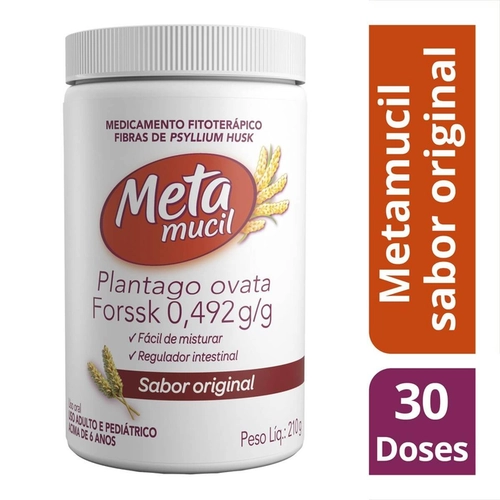 Metamucil Po Sabor Orignal 210Gr