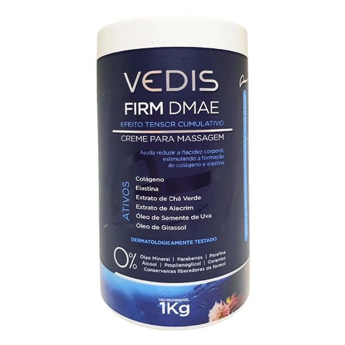 Creme Firmador Com Dmae Para Massagem Veddis 1Kg